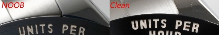 Additional joined comparison detail image for Clean and Noob watches