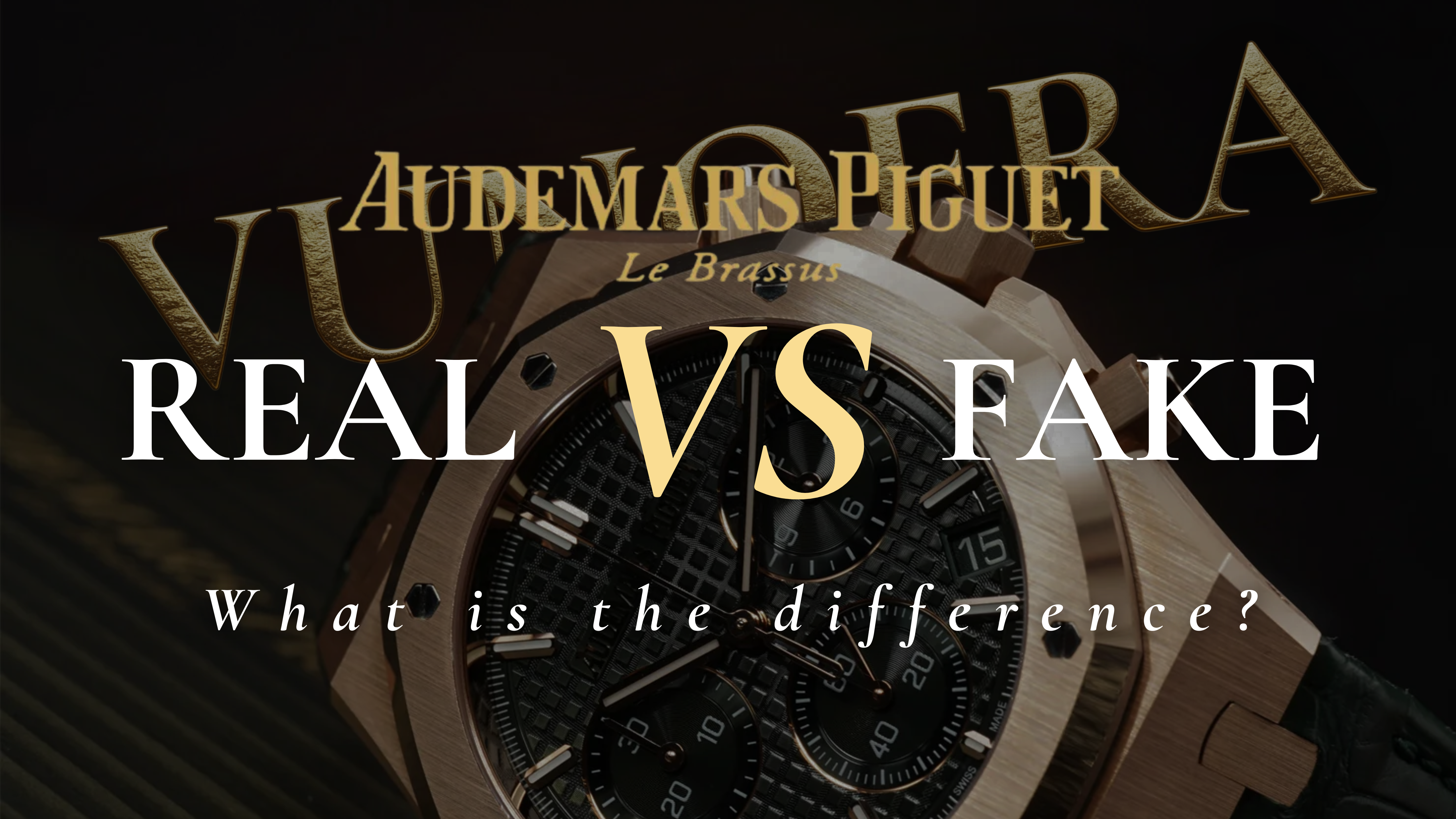 Audemars Piguet Royal Oak fake vs real featured comparison image